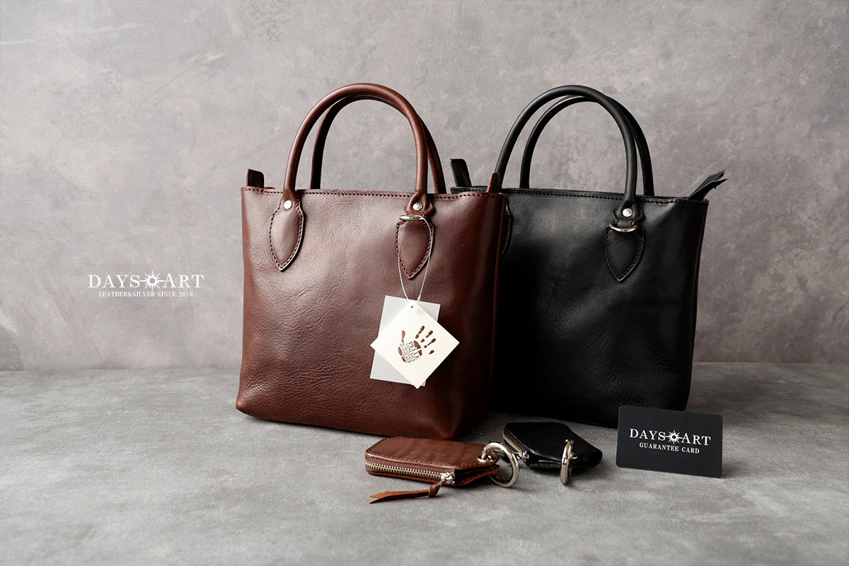 このサイズ感が◎イタリア産ミッスーリレザーで作る一生モノの「小さいトートバッグ」クラウドファンディングサイトCAMPFIREより2025/1/1に先行販売!