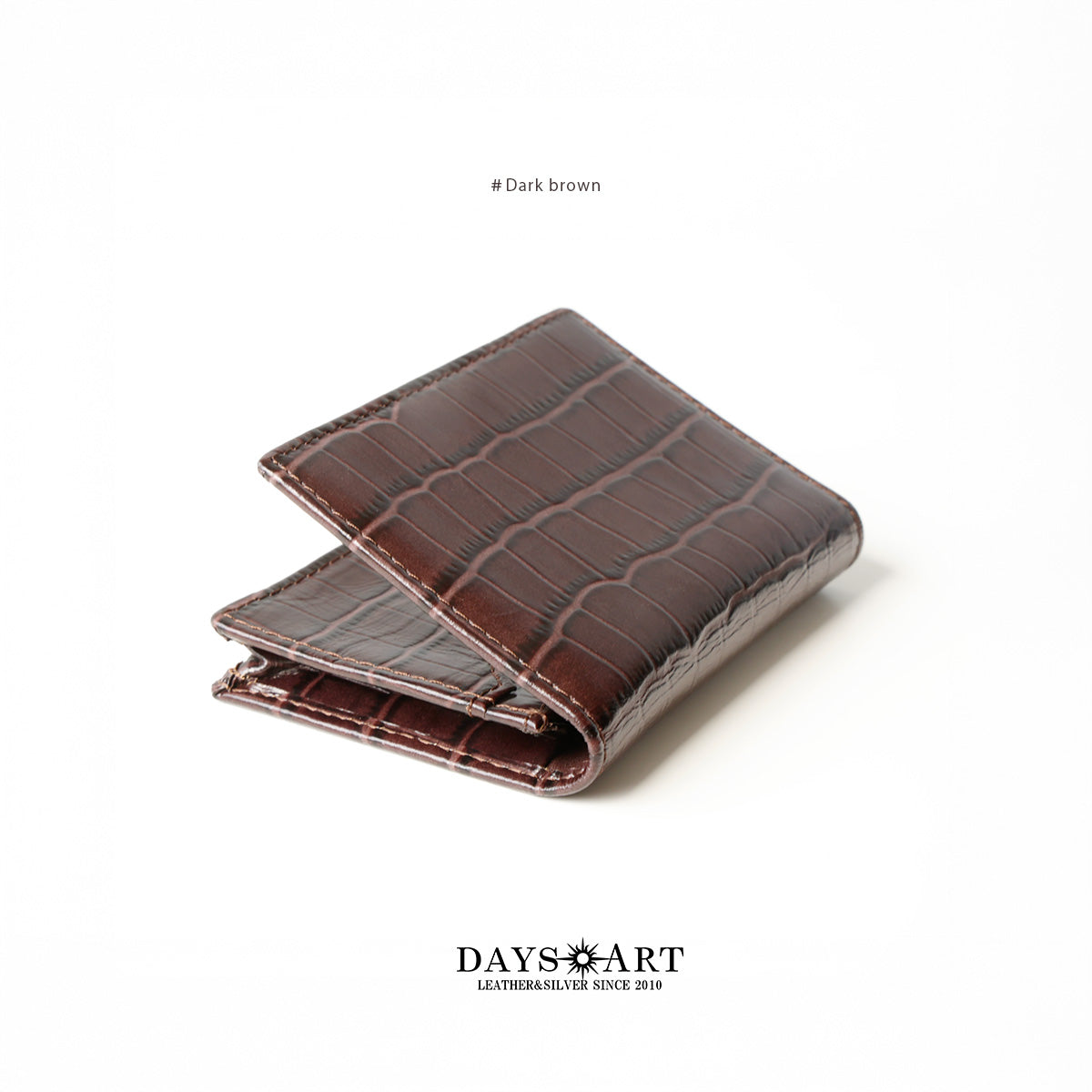 DAYSART 「名刺・カードケース」型押しクロコ Ver ab-cd506