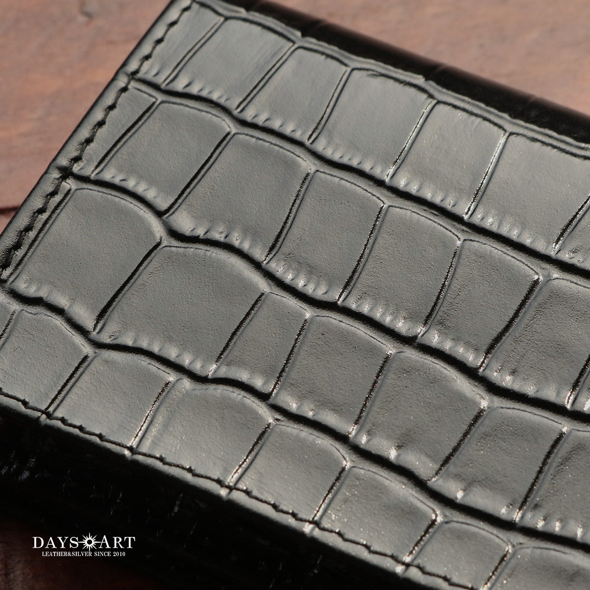 DAYSART 「名刺・カードケース」型押しクロコ Ver ab-cd506