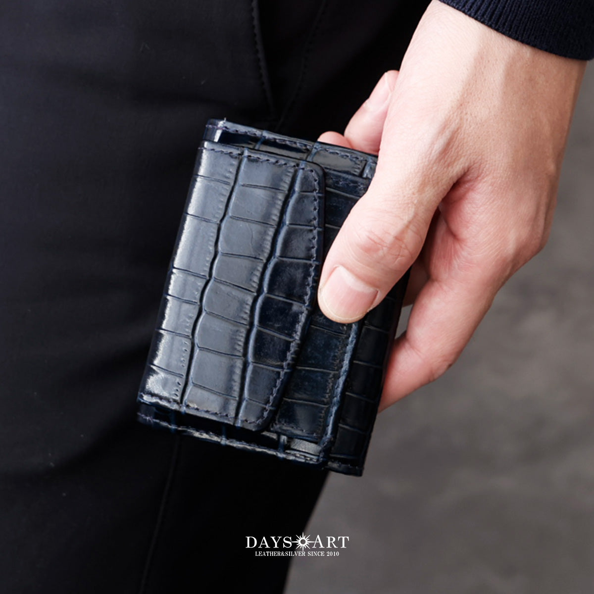 DAYSART 「小さい財布」型押しクロコ Ver ab-lw511