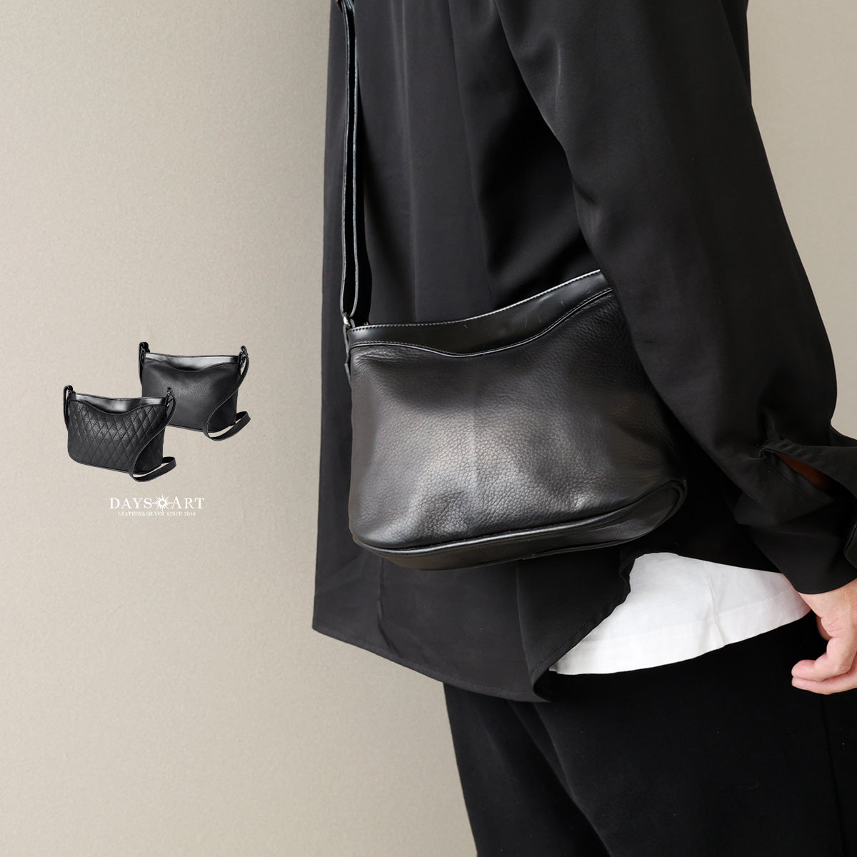 DAYSART 本革 サコッシュ lb372
