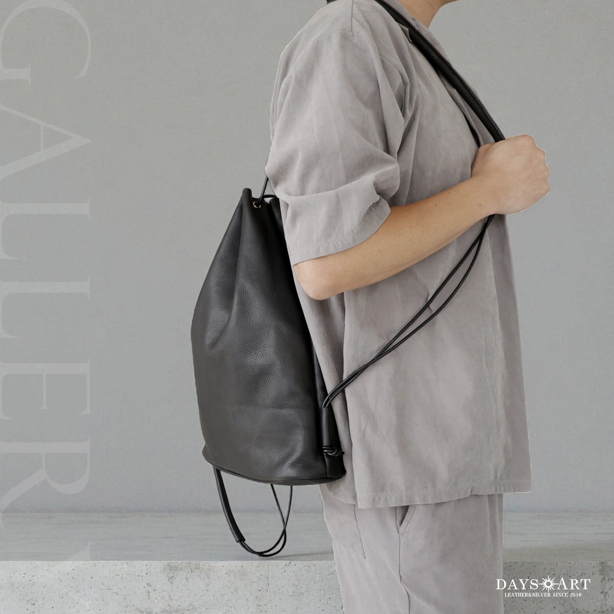 DAYSART 本革 ドロストナップサック lb374