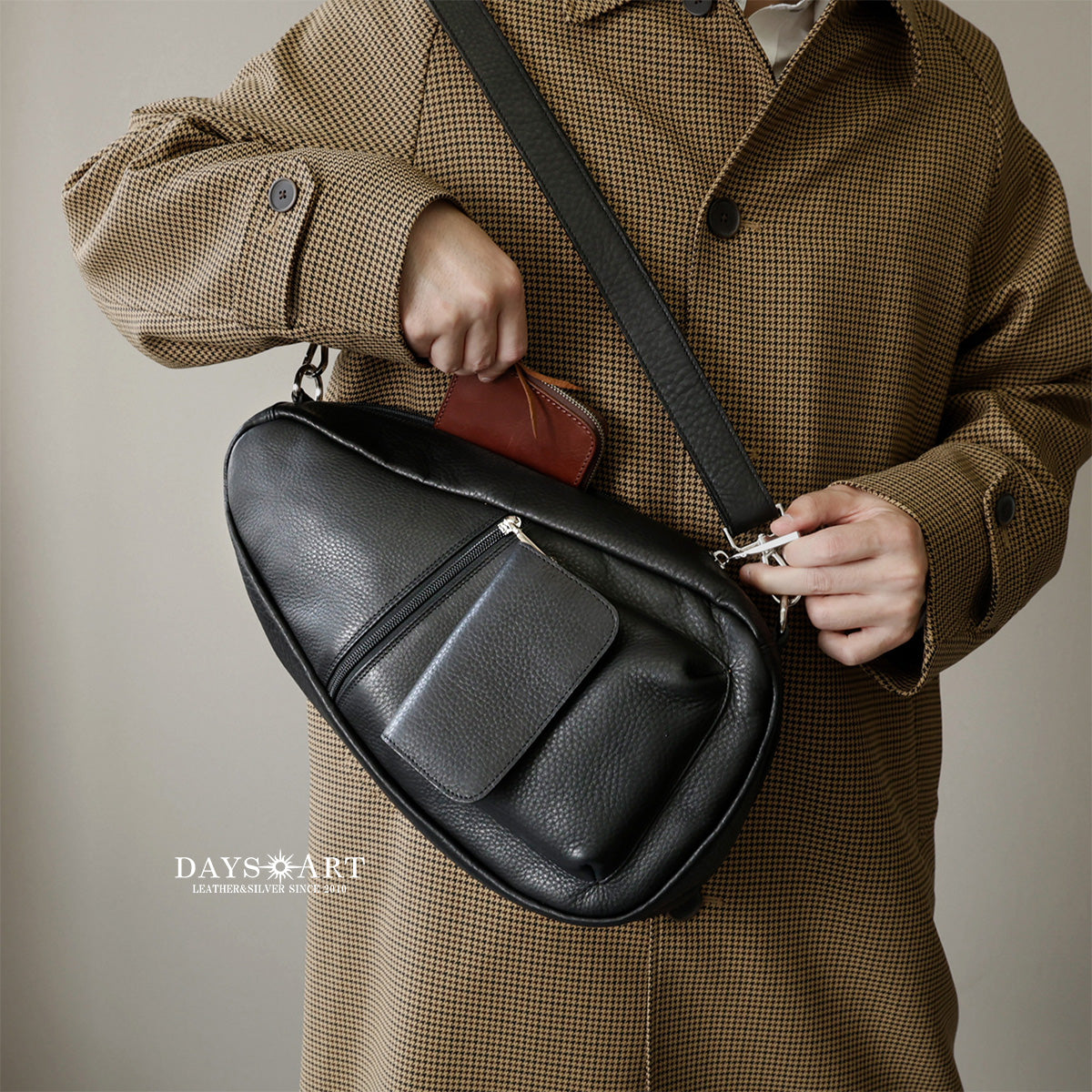 DAYSART 本革 ボディバッグ lb376