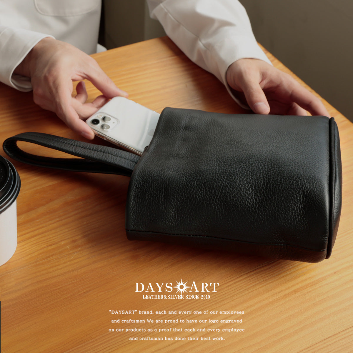 DAYSART 本革 リングワンハンドルバッグ lb388