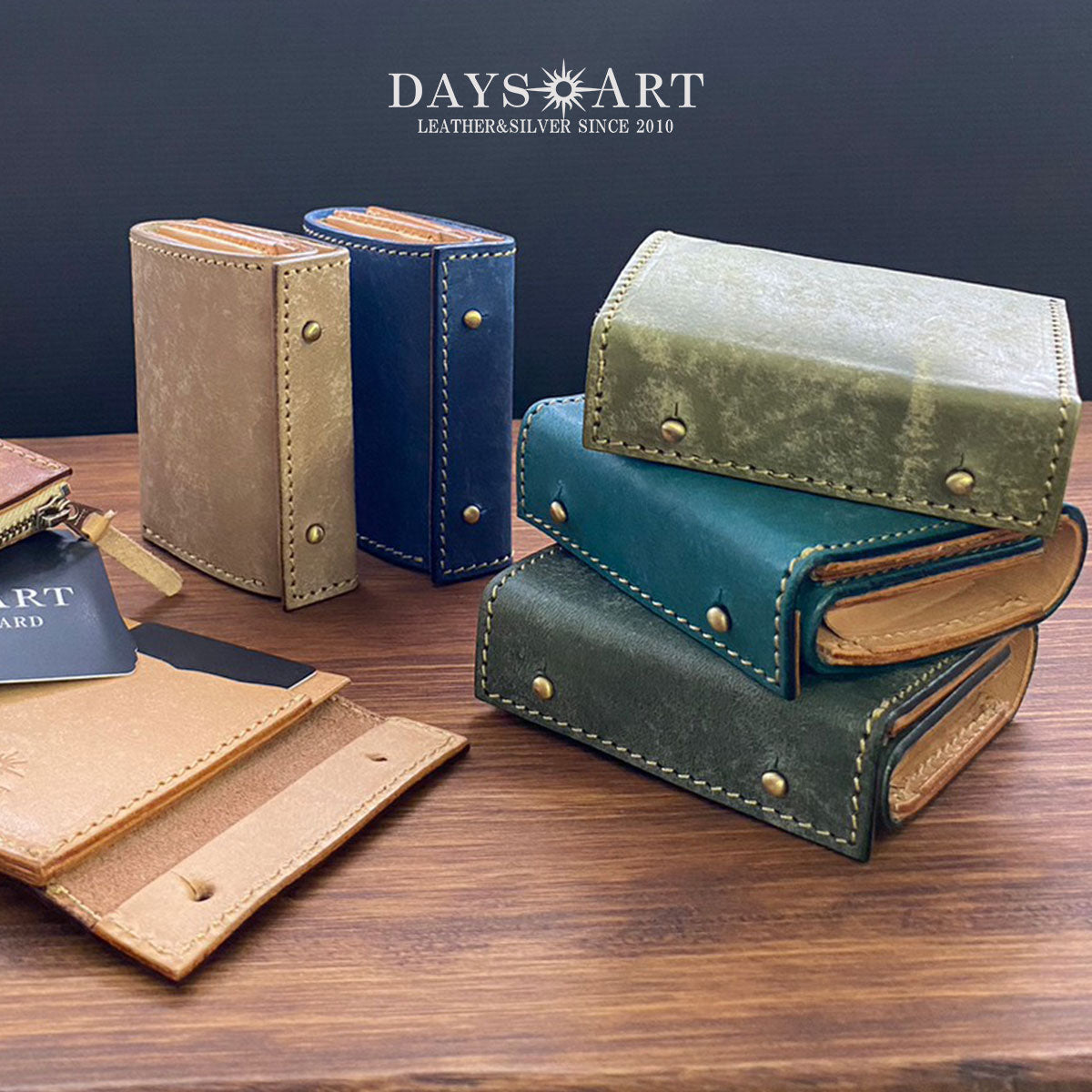 DAYSART イタリアンレザー BOX型ウォレット lw237