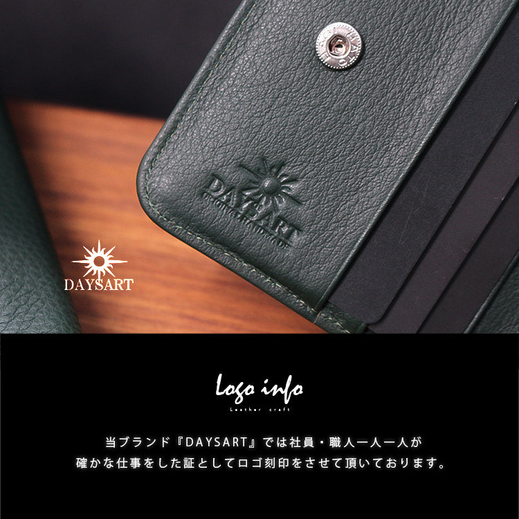 DAYSART 本革 L字ファスナー 2つ折り財布 lw239