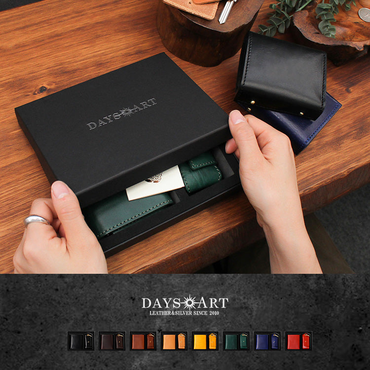 DAYSART イタリアンレザー ボックスウォレット ミッスーリver. BOXセット lw241-2set