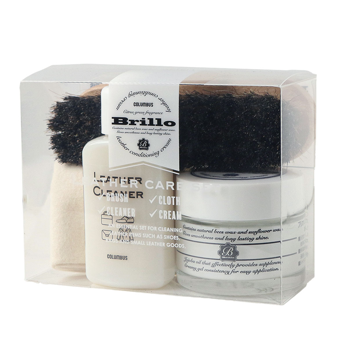 【メンテナンスセット】Brillo ブリオ レザーケア4点セット met116