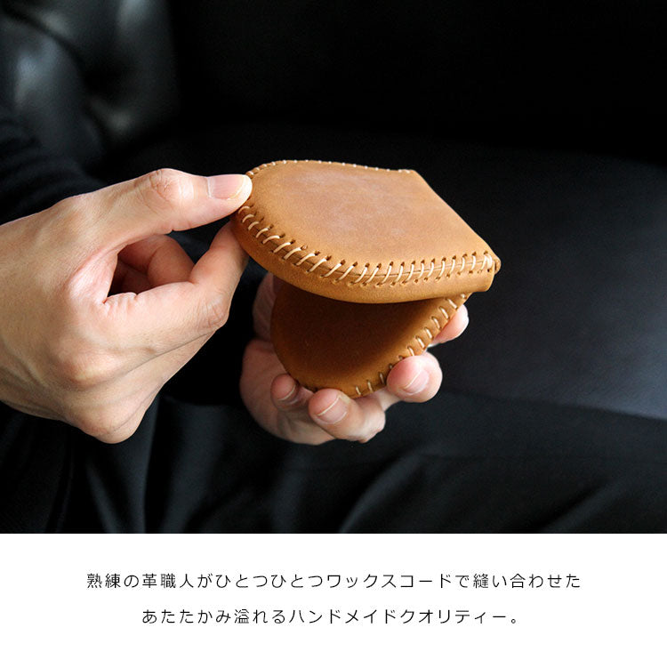 オイルレザー 馬蹄型コインケース cp073