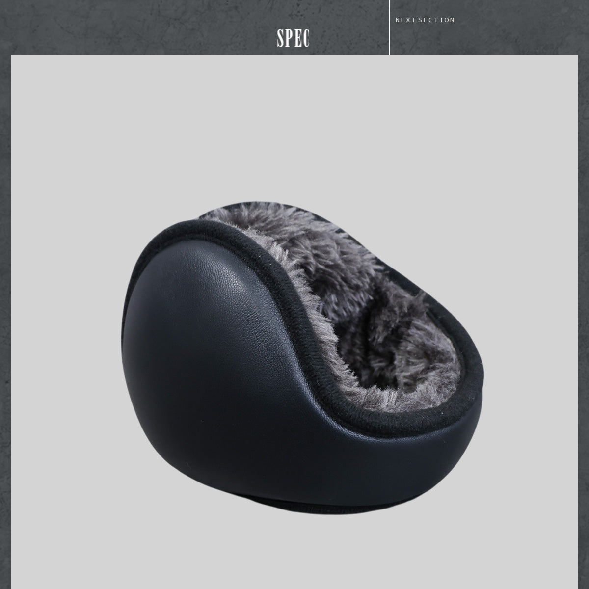 DAYSART 羊革 シープスキン イヤーマフ ab-ot014