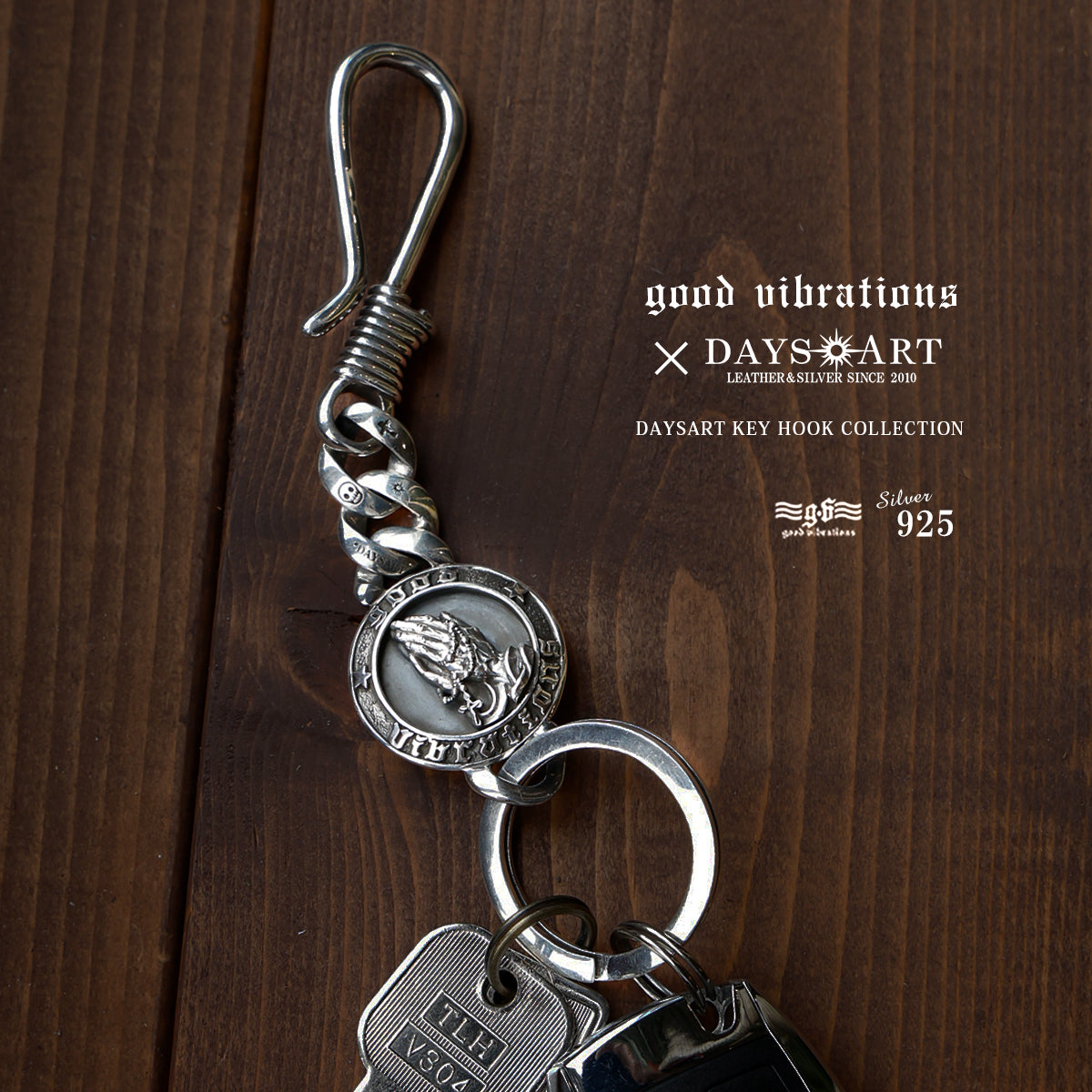 DAYSART SILVER925製 キーフック kh059