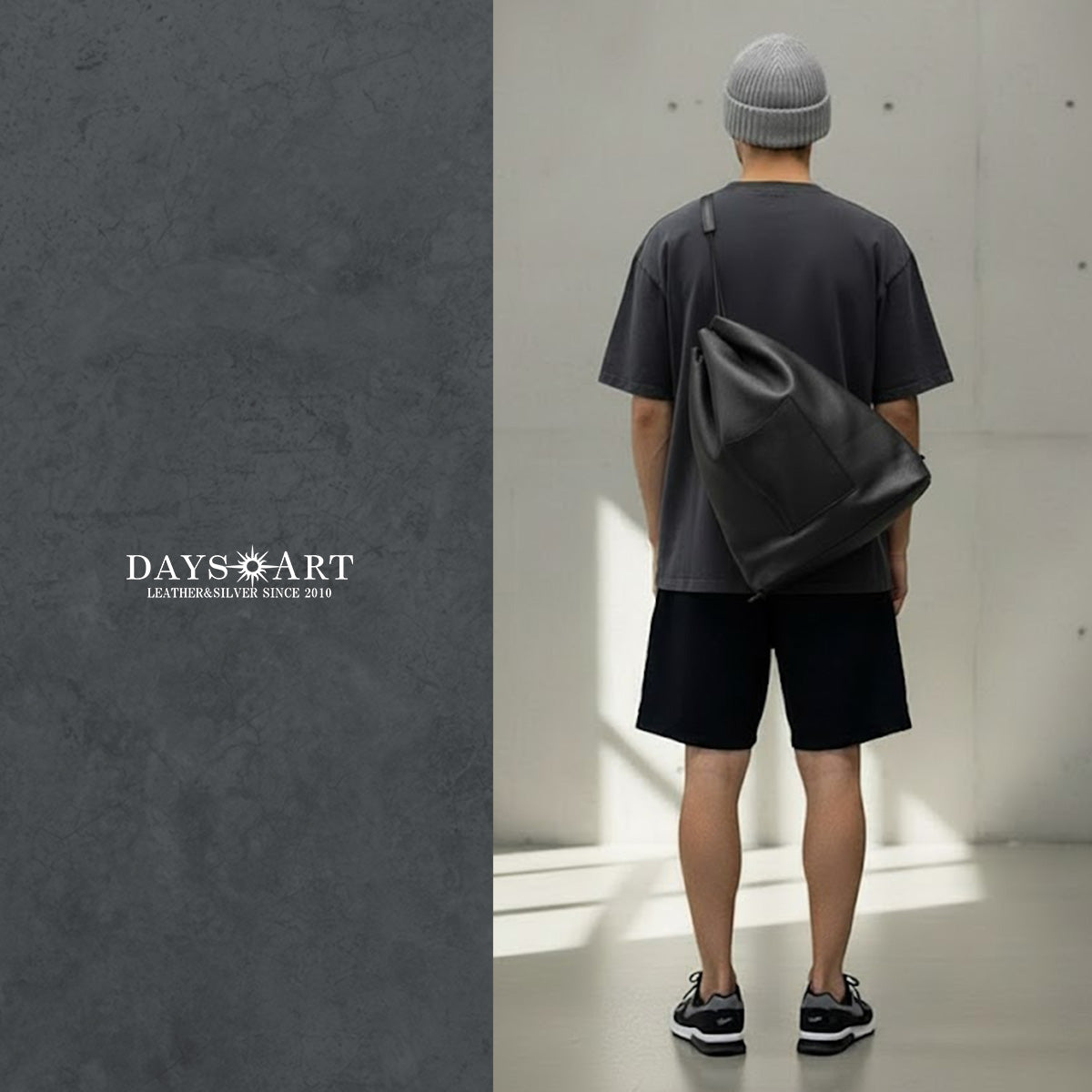 DAYSART 本革 ドロストナップサック　lb374