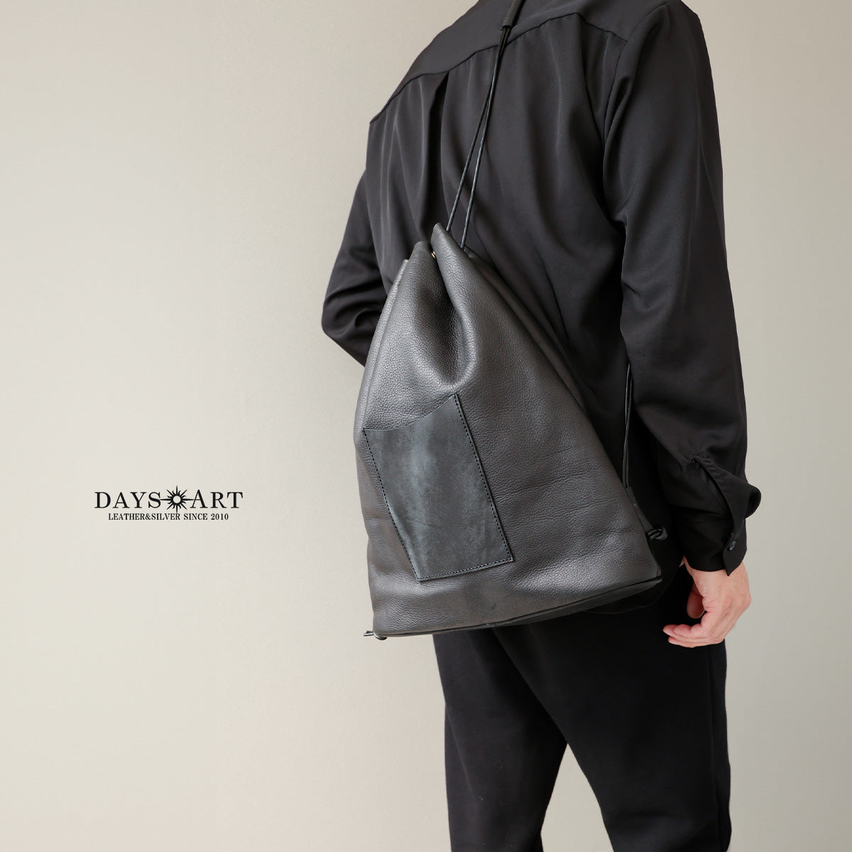 DAYSART 本革 ドロストナップサック　lb374