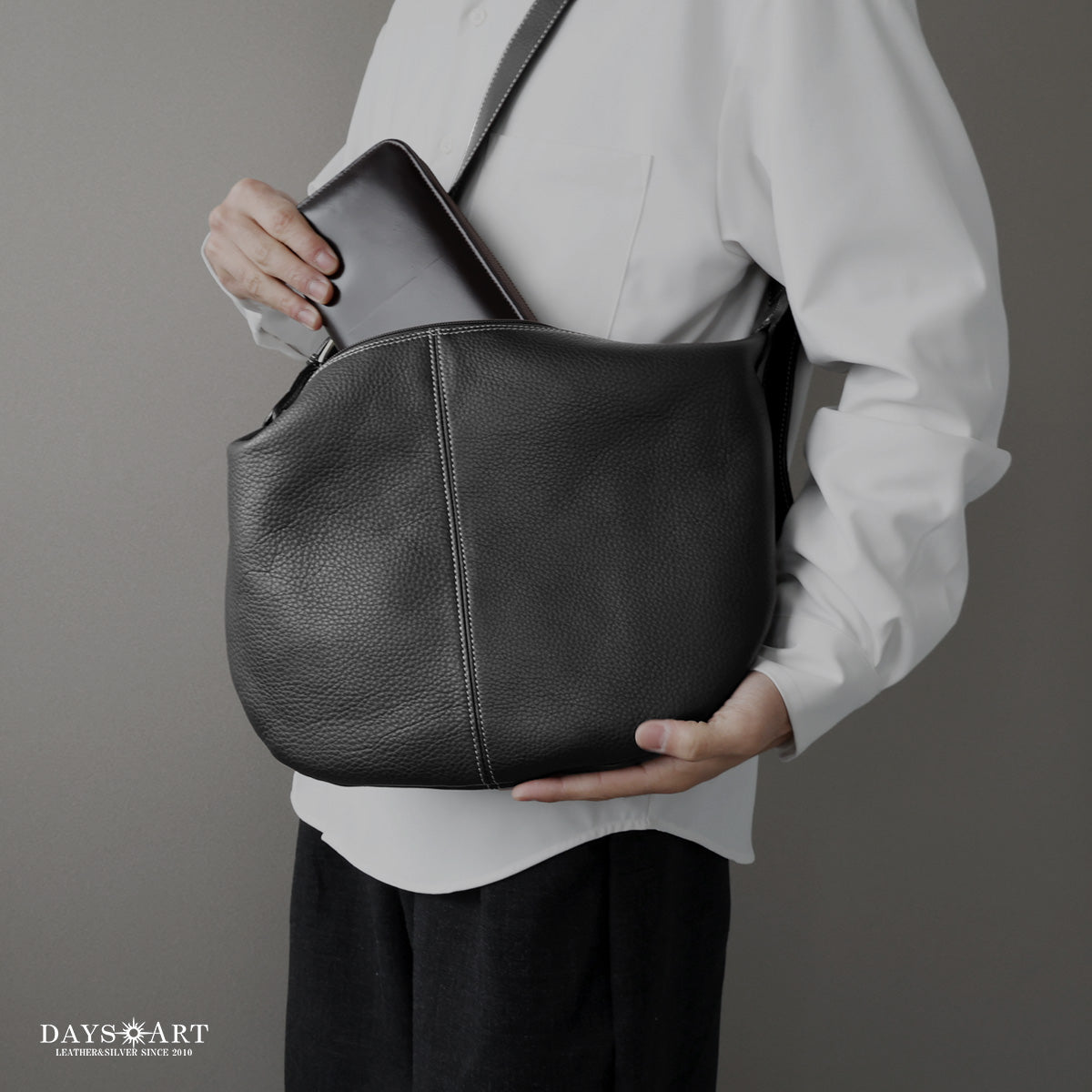 DAYSART 本革 ショルダーバッグ lb385