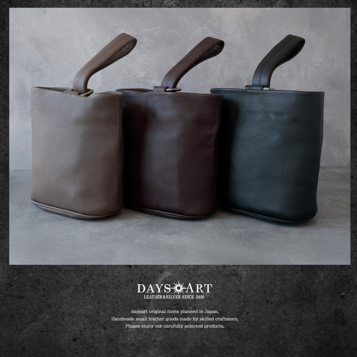 DAYSART 本革 リングワンハンドルバッグ　lb388