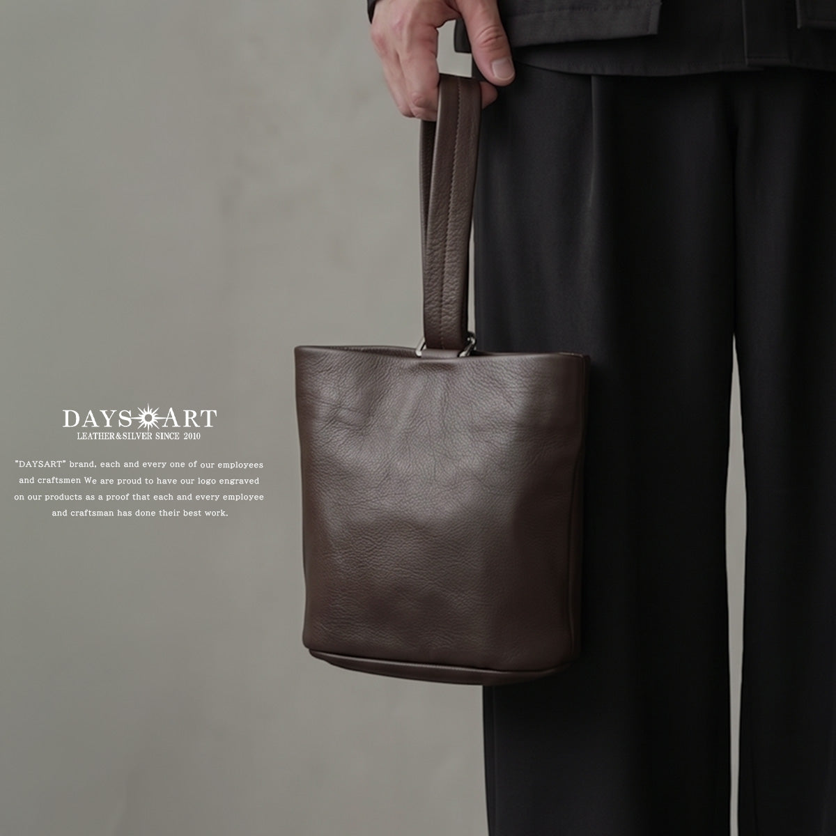 DAYSART 本革 リングワンハンドルバッグ　lb388