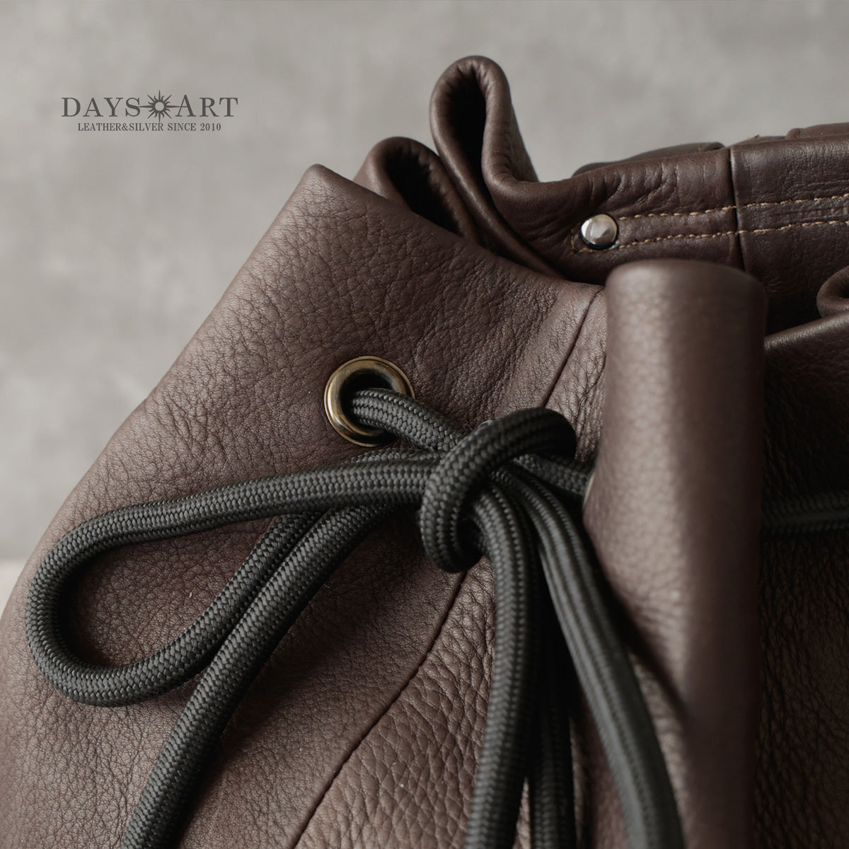 DAYSART 本革 ドローストリング２WAYバッグ lb405