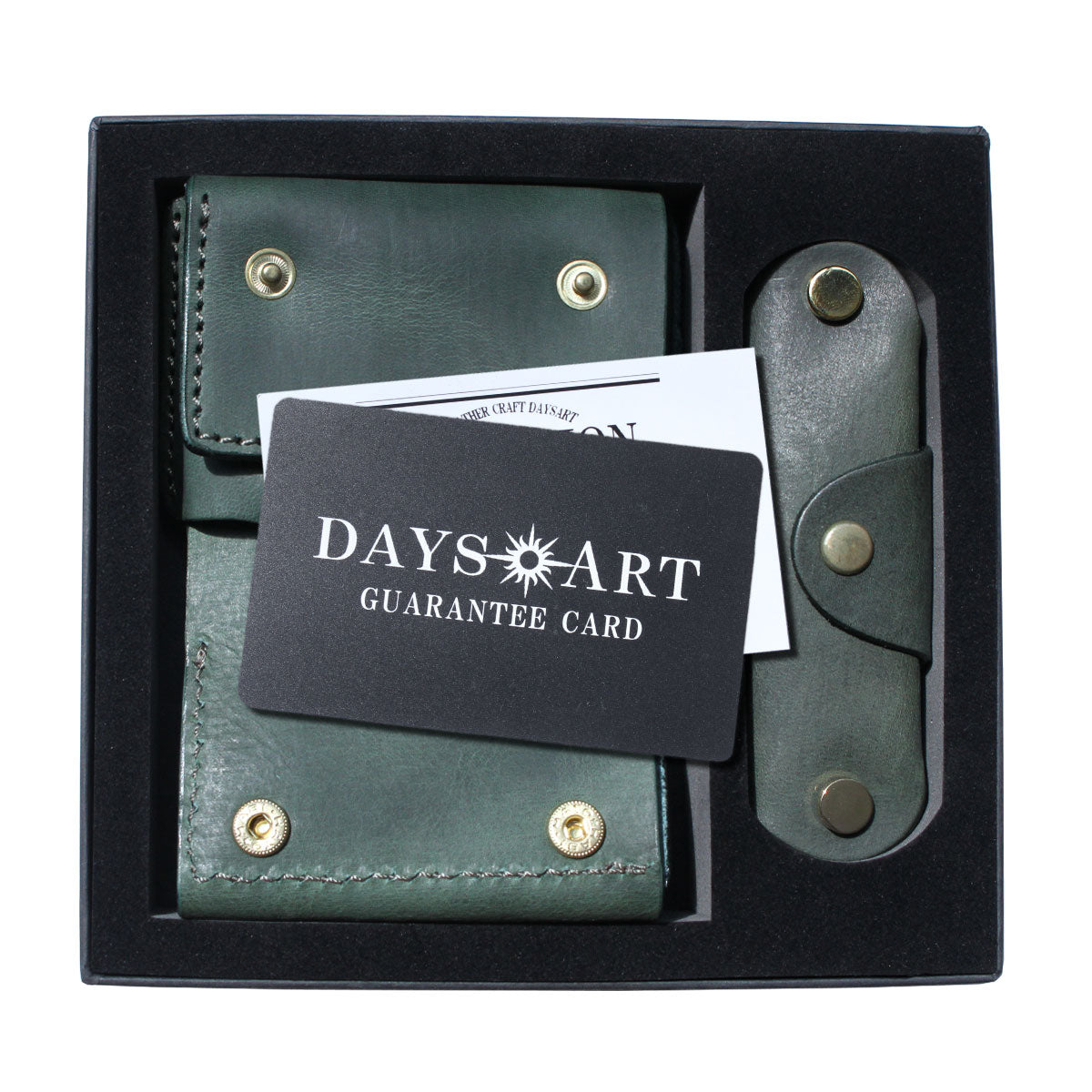 DAYSART 本革 コンパクトウォレット BOXセット lw219-2set