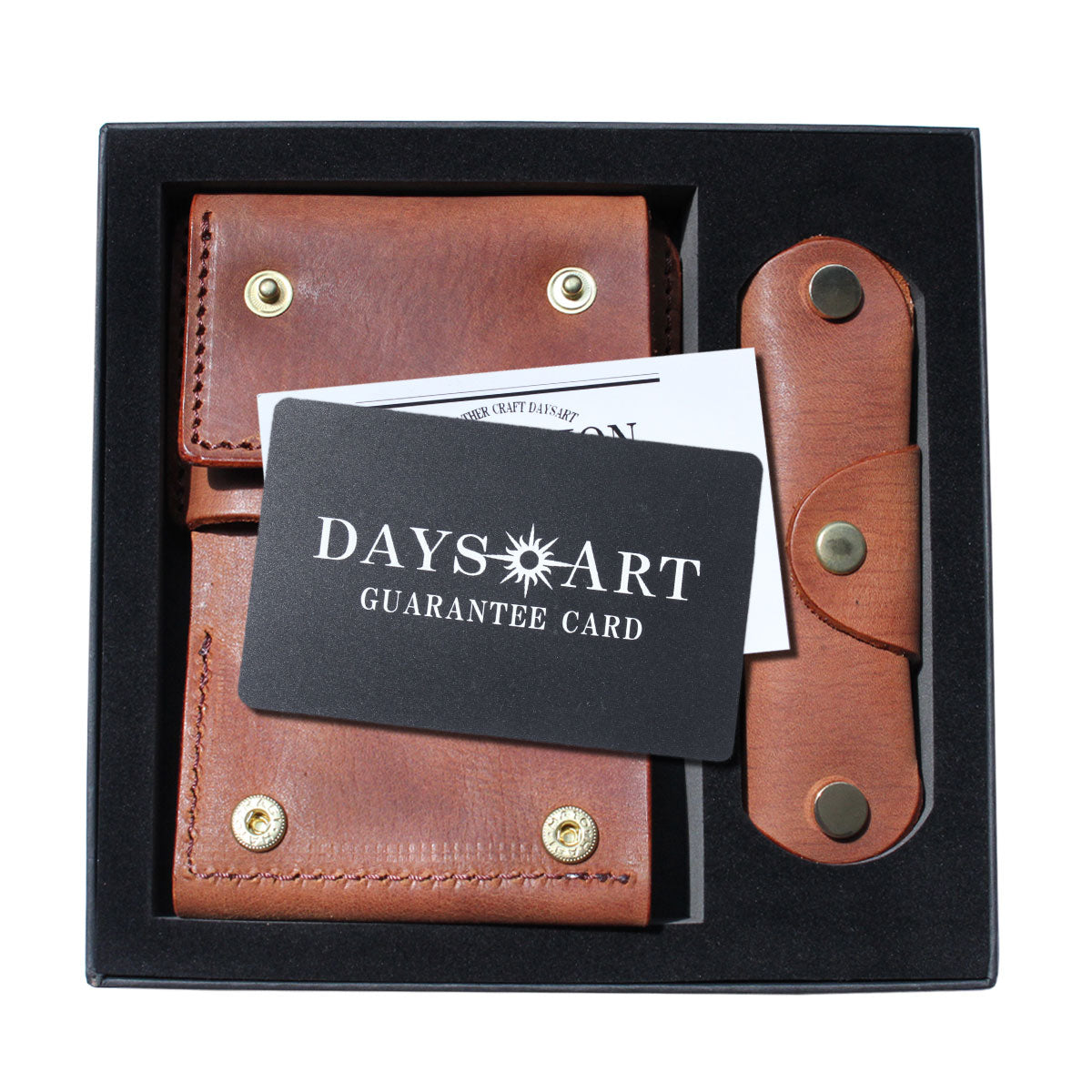 DAYSART 本革 コンパクトウォレット BOXセット lw219-2set