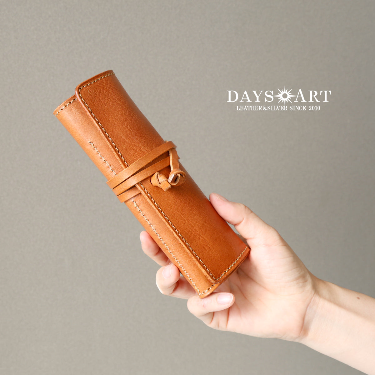 DAYSART 本革 ペンケース メンズ レディース 筆箱 おしゃれ 牛革