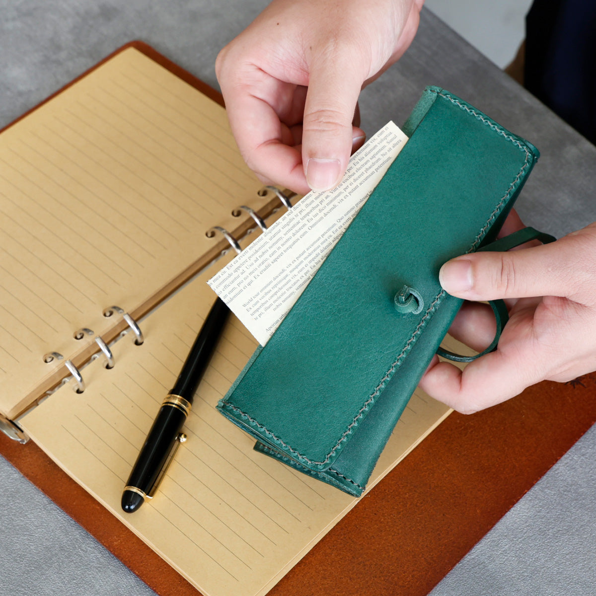 DAYSART 本革 ペンケース ot051