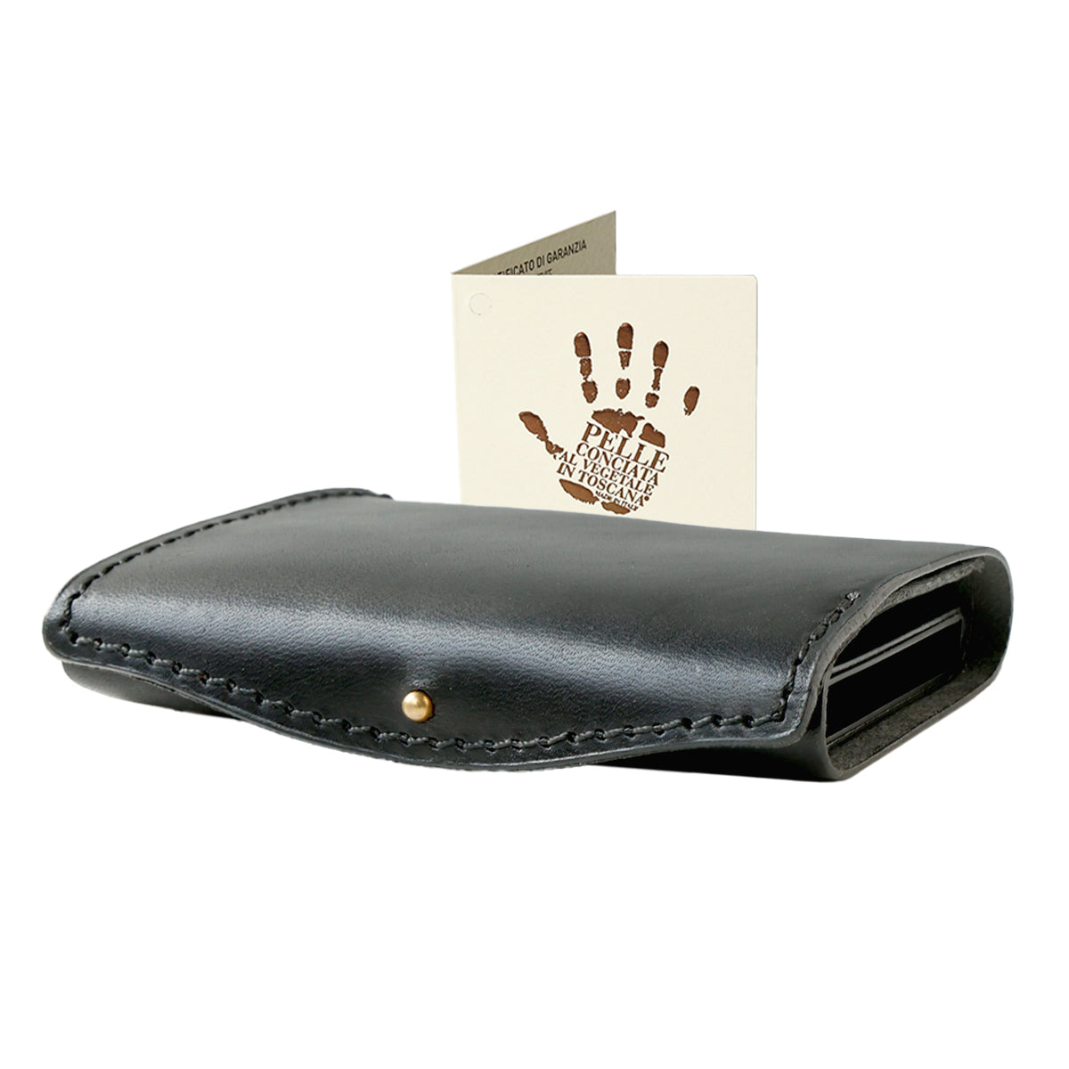 小さい財布 本革 スライドカードケース コンパクト ウォレット ブック