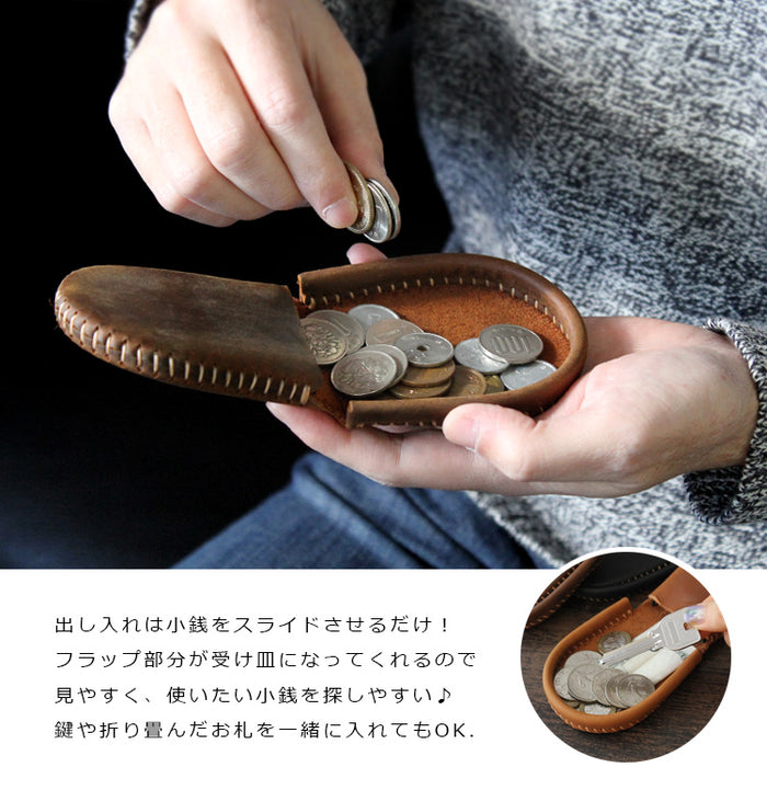 カタチ製作所 ラウンドブーケ レザーブラック S mederu pot カタチ